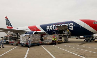 Patriots Plane Flys To China To Retreive N95 Masks